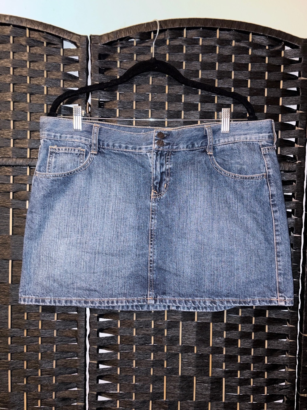 Denim Mini Skirt